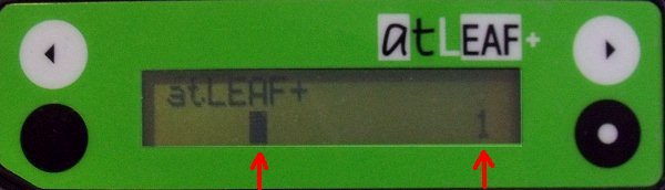 atLEAF+ power on message